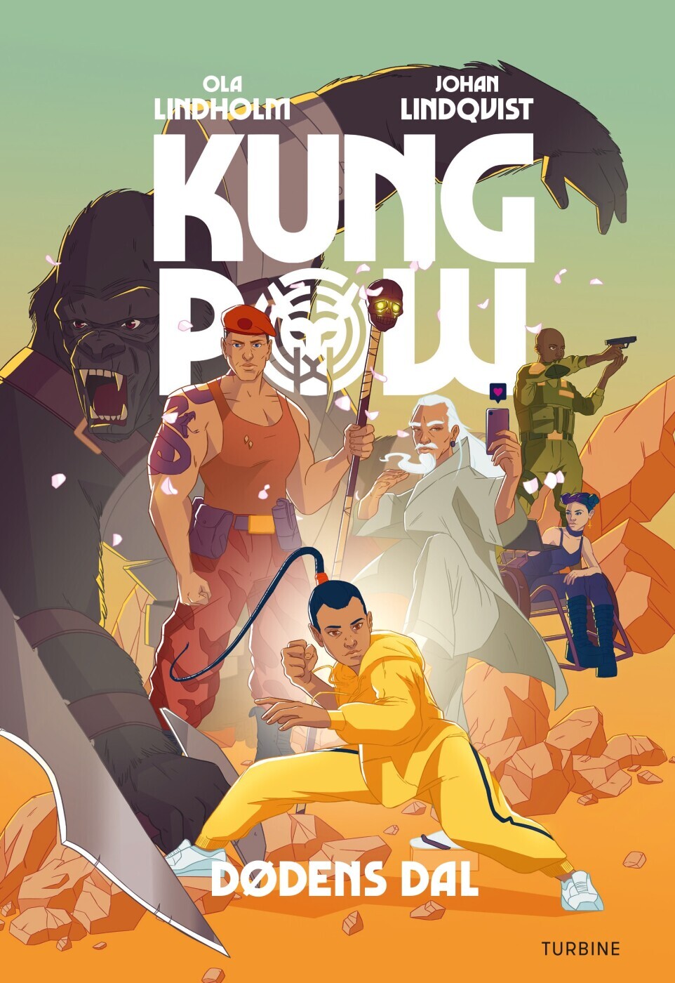 Kung Pow - Dødens Dal - Ola Lindholm - Bog