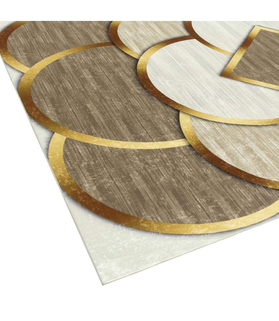 Tapis salon IMPNUM 33 en polyester doux et soyeux Lavable 30°