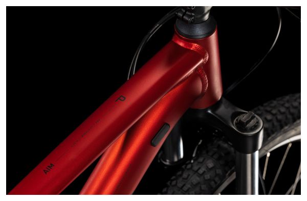 VTT Semi-Rigide Cube Aim Pro Shimano Cues 9V 27.5'' Rouge Orange Fire 2025
