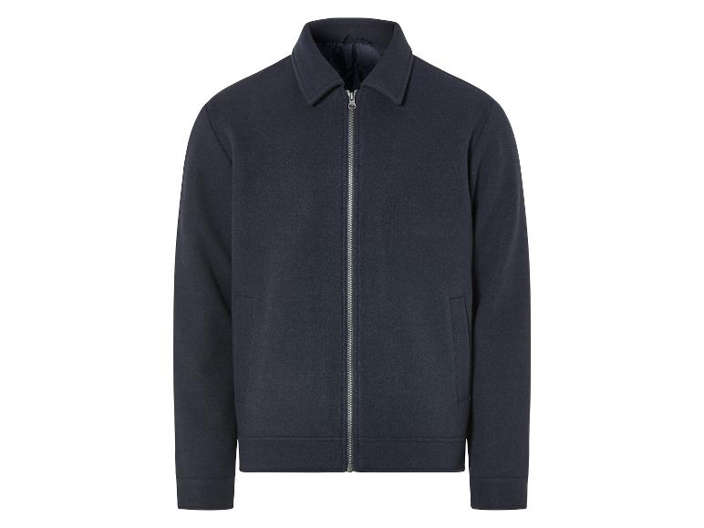 Heren jas wollen look