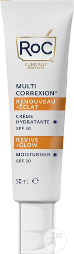 Roc Multi Correxion Revive & Glow Crème Hydratante IP30 Tube 50ml