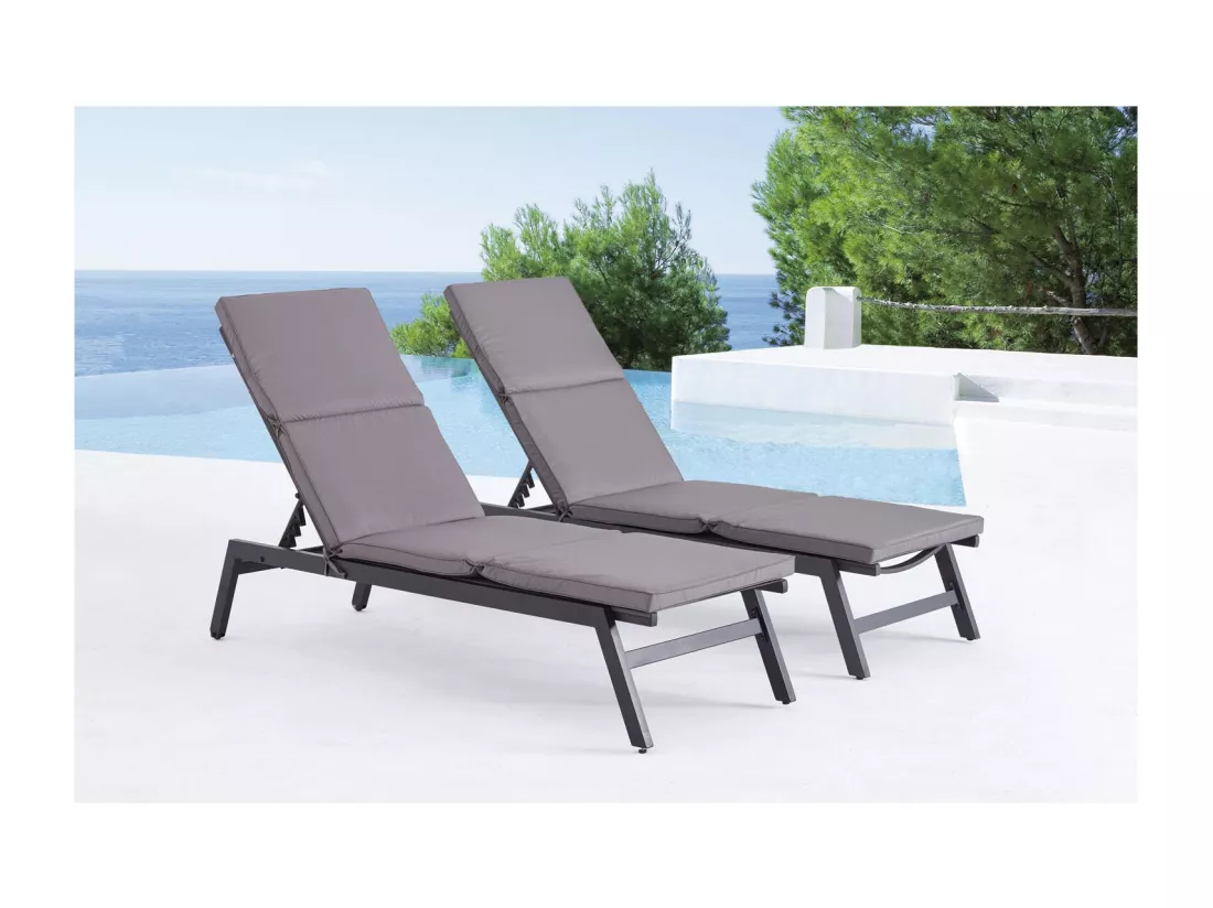 Lot de 2 coussins pour transat