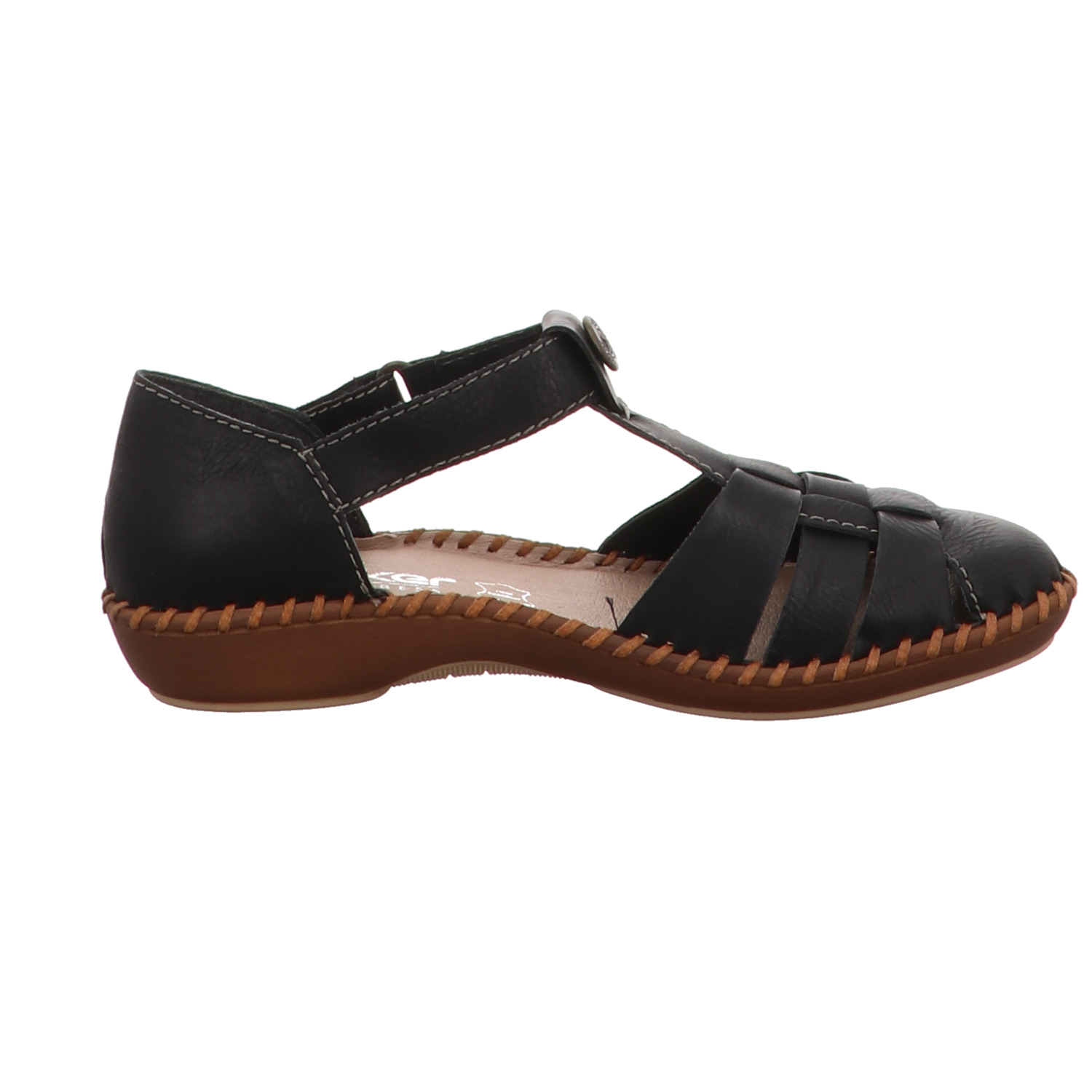 Rieker Sandalette schwarz schwarz