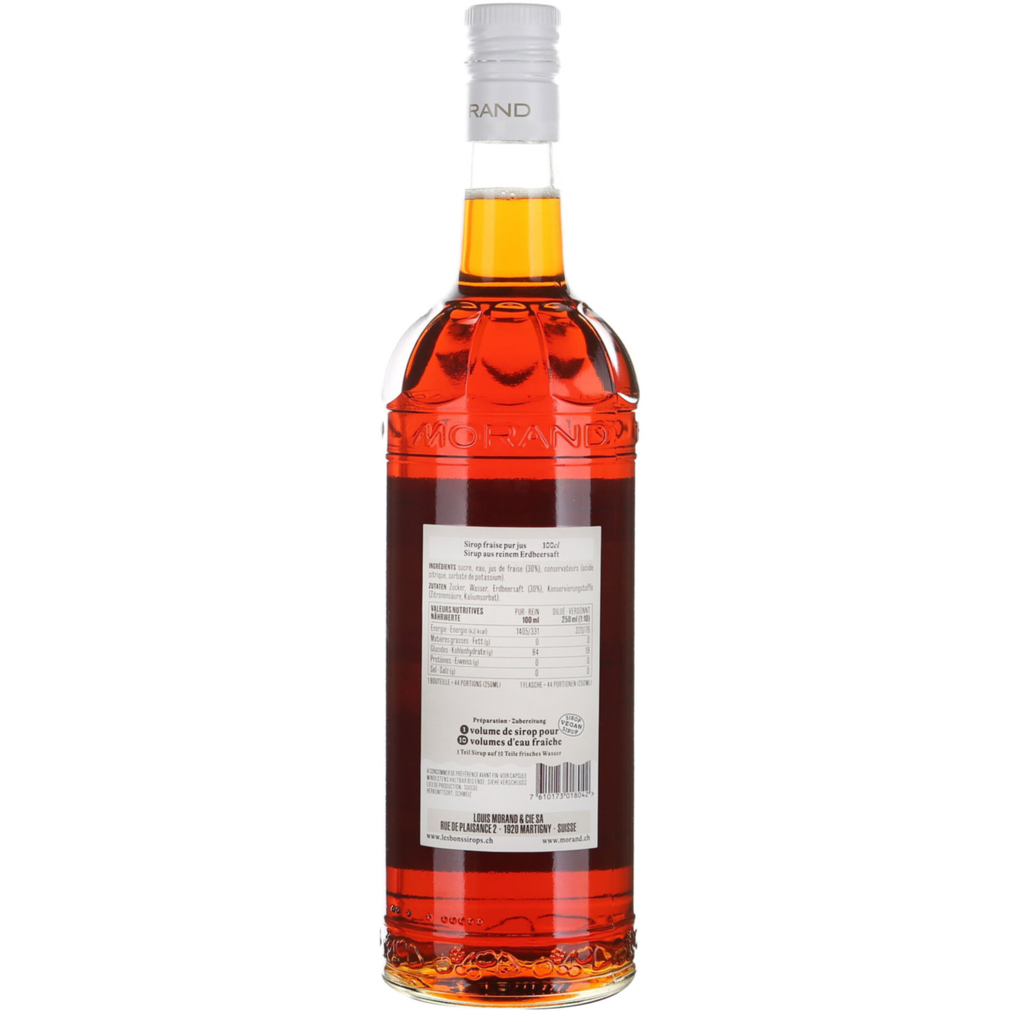 Morand Sirup Erdbeere Pur Jus