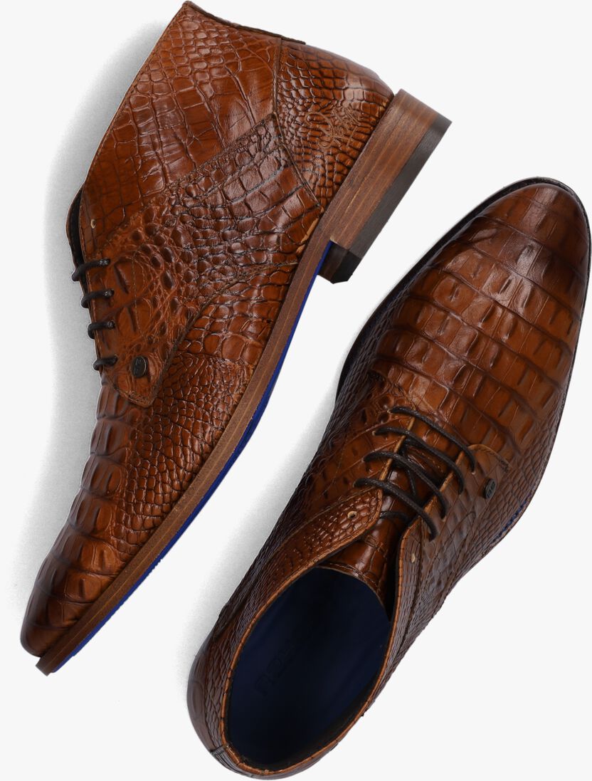 REHAB cognac rehab nette schoenen barry croco