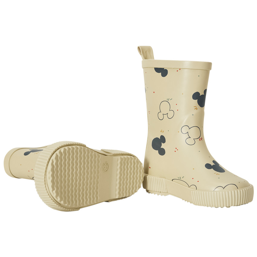 Bottes de pluie en caoutchouc imprimé Mickey  pour bébé garçon