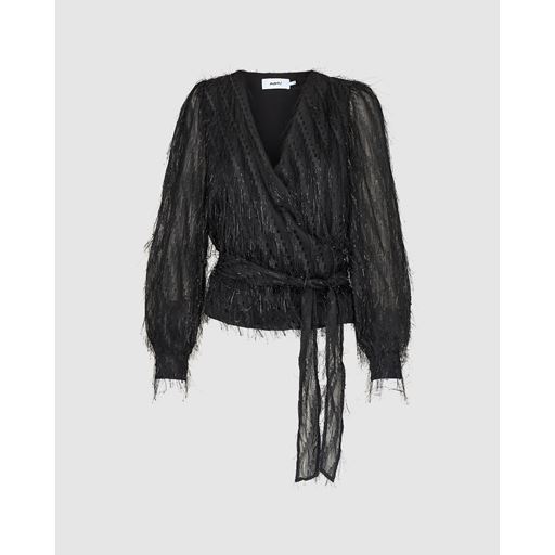 Moves Patti Langærmet Bluse, Sort, 34