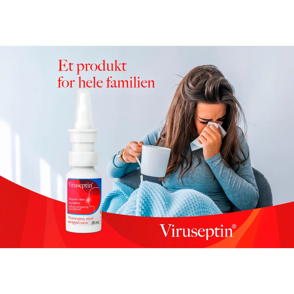 Viruseptin® næsespray mod stoppet næse - 20 ml.