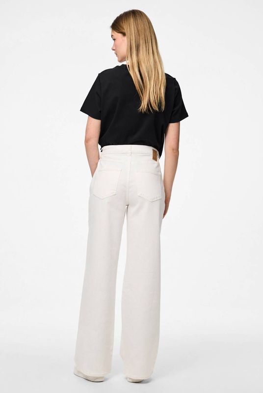 Jeans - Wide-Fit - High-Waist - Denim - Zakken - Riemlussen