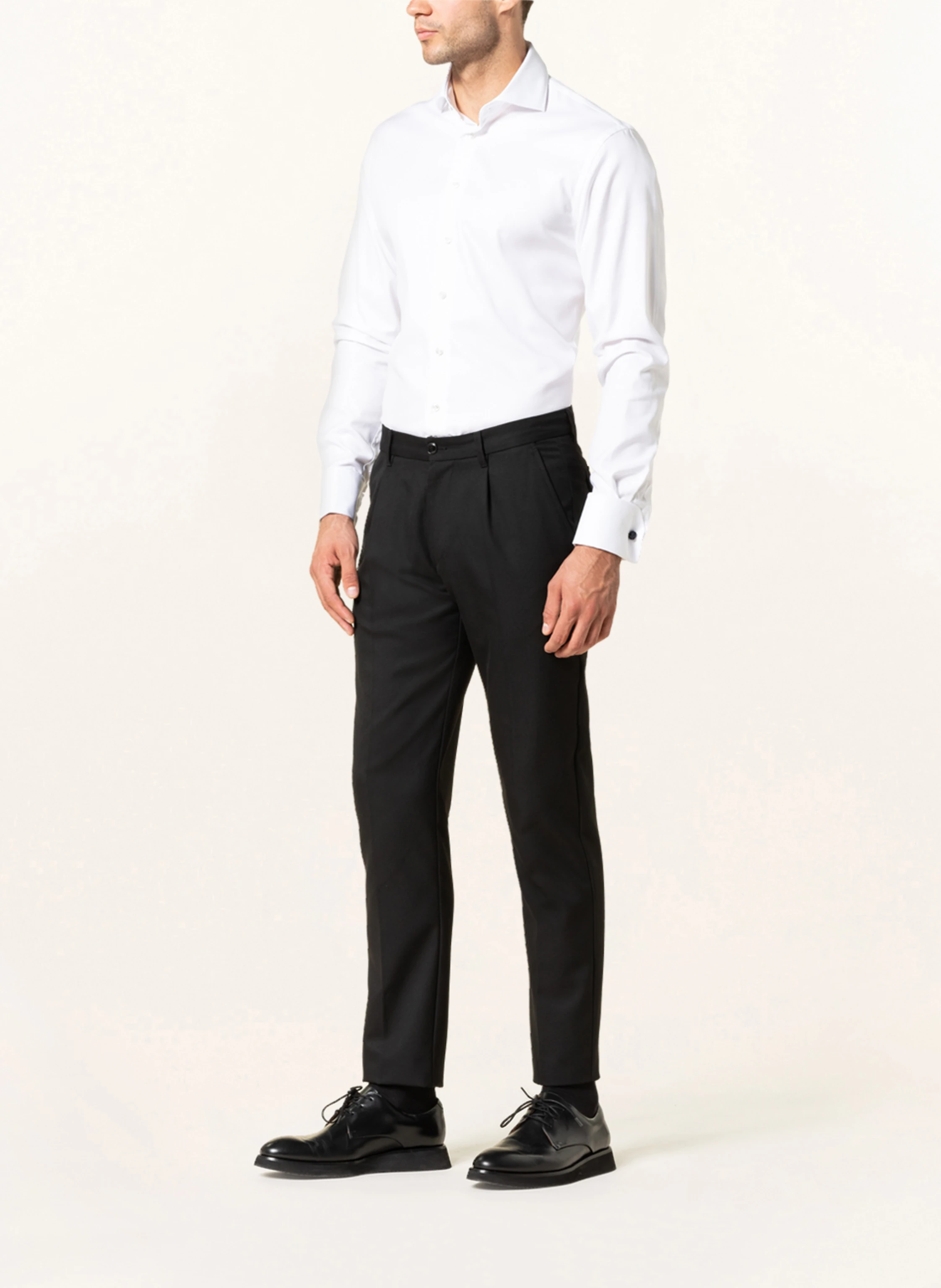 PROFUOMO Hemd Slim Fit mit Umschlagmanschette