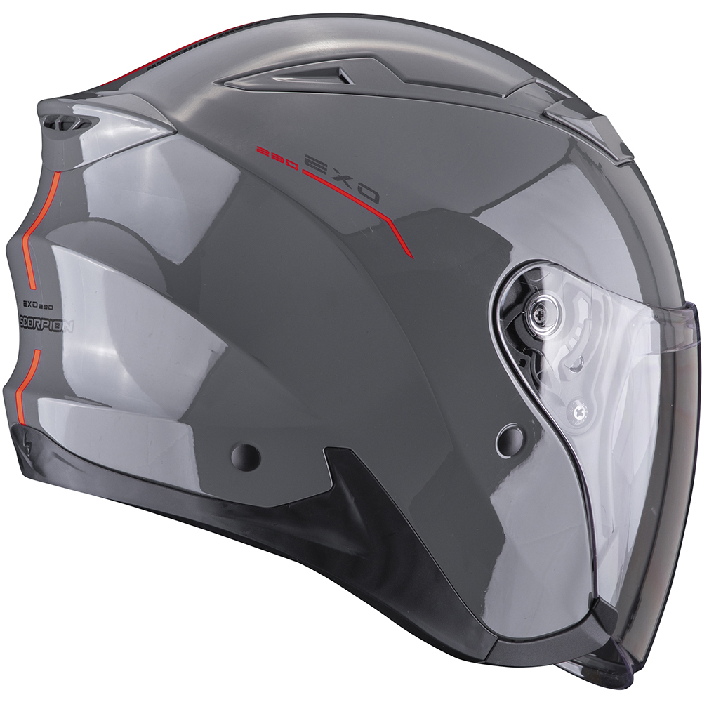 Scorpion - Casque Exo-230 SR Gris / Rouge