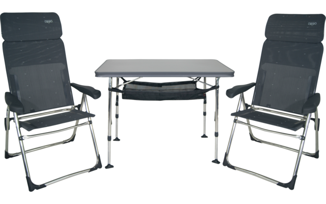 Crespo AL/213-CT Komplettset 5tlg Tisch + 2 Stühle