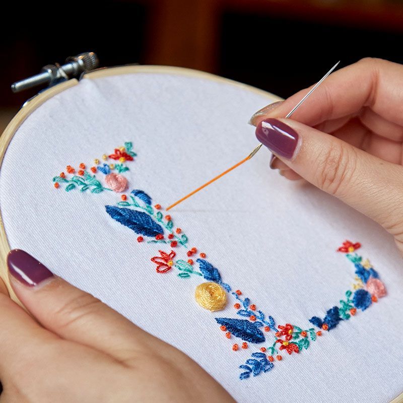Embroidery Kingdom - DIY borduurpakket met letteramuletten