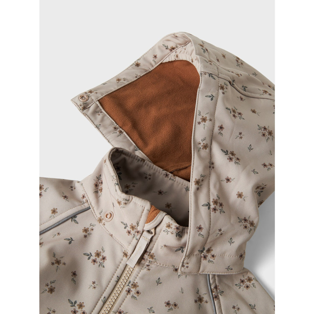 Køb Name It Pure Cashmere Bouquet Nkfalfa08 Softshell Jakke Aop Fo