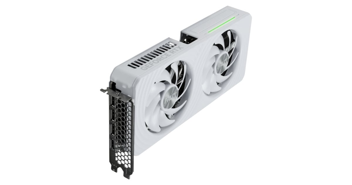 PalitGeForce RTX 5060 Ti OC WHITE 16GB grafische kaart  (Wit, DLSS 4, 3x DisplayPort, 1x HDMI 2.1)