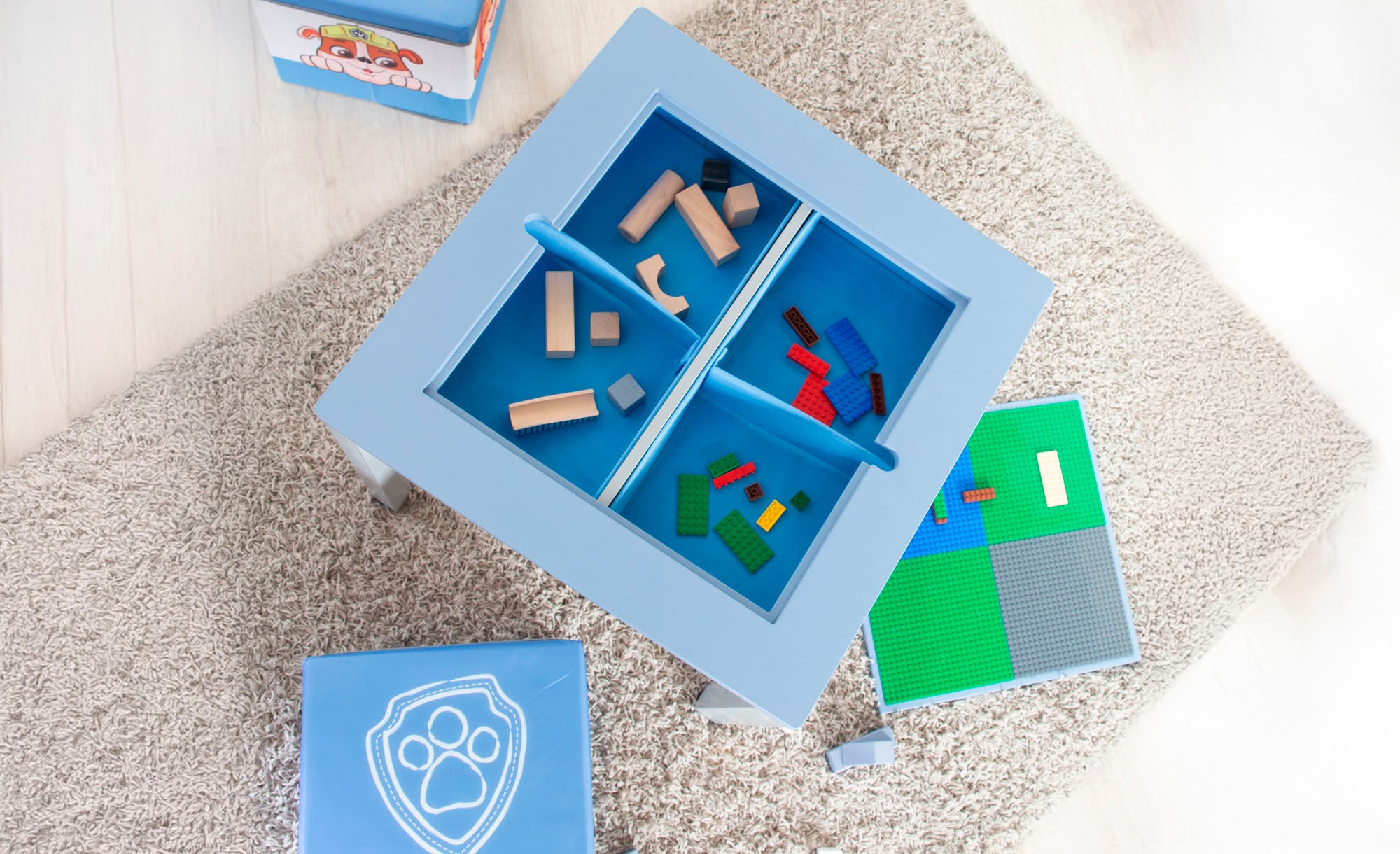 roba® Kindersitzgruppe »Paw Patrol« Set,  mit Tisch und Sitzhocker