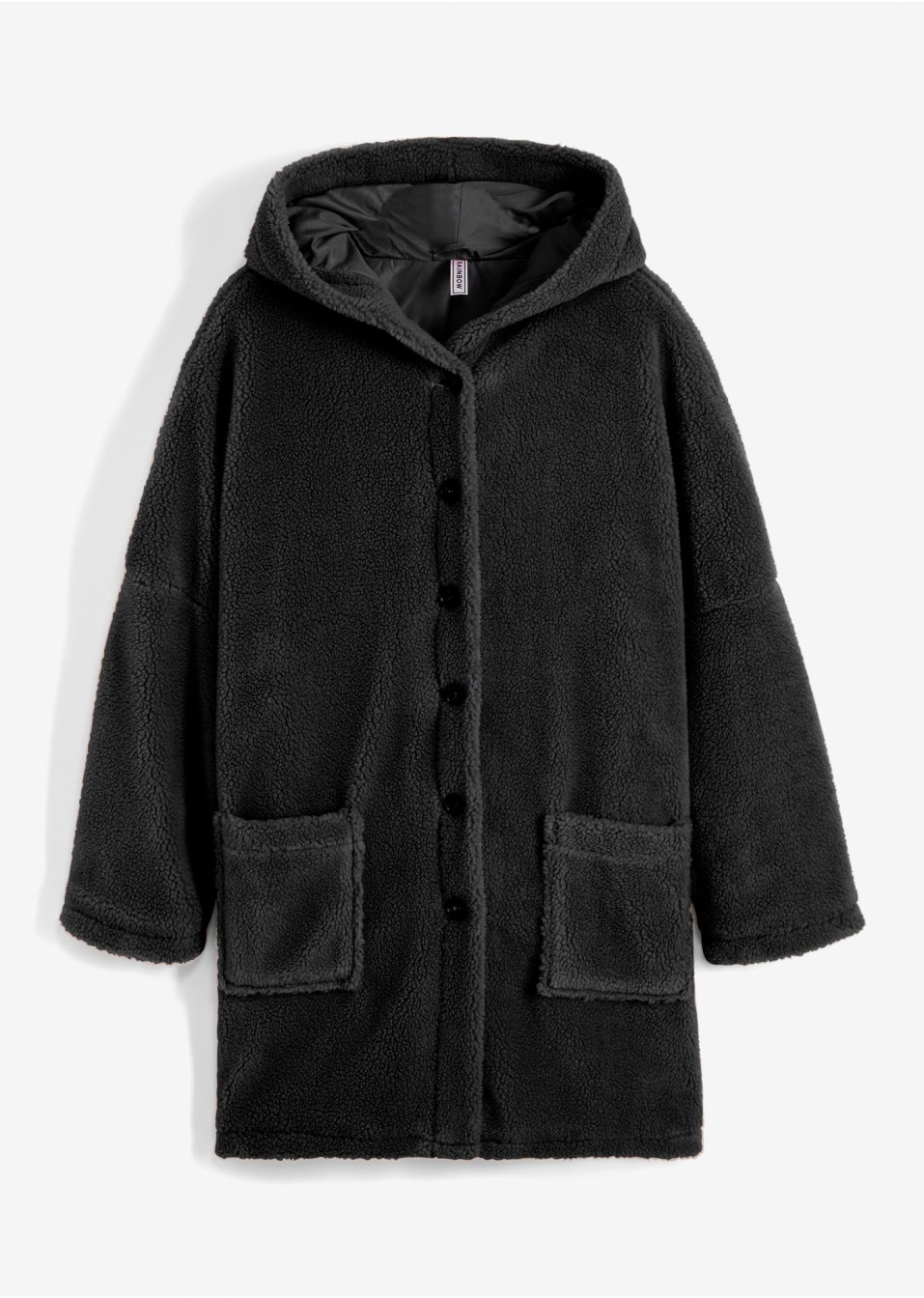 Veste oversize en polaire peluche