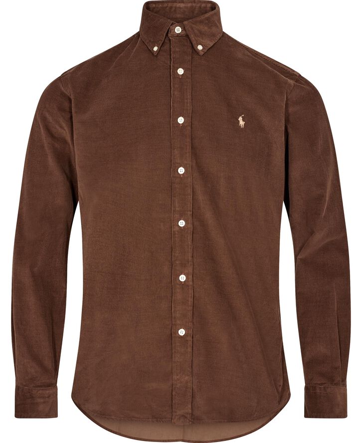 Polo Ralph Lauren 80/2 21W CORDUROY-LSL-SPS Chocolate mousse