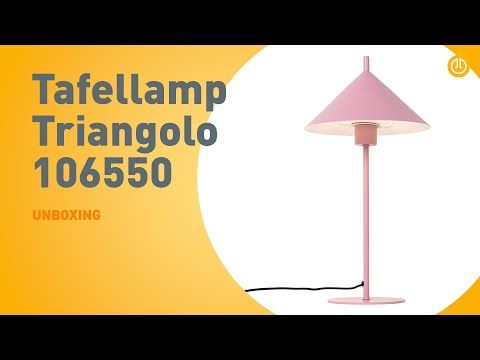 Design tafellamp roze - Triangolo