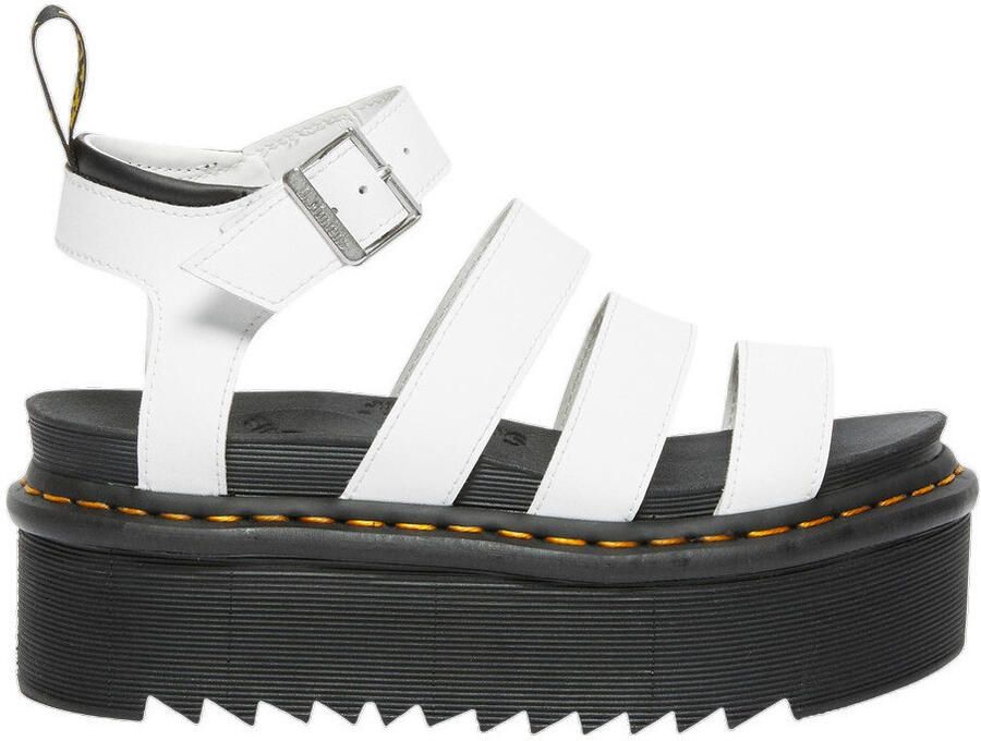 Dr Martens Blaire Softy T Multi Strap Platform Sandals Dr. Martens Wit Dames