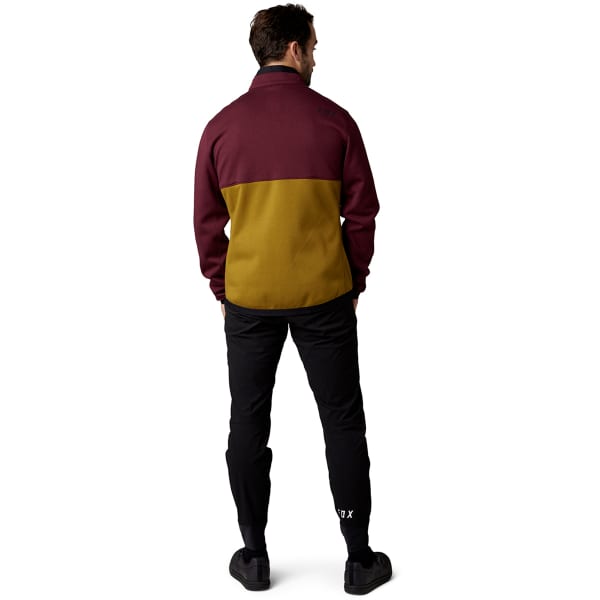 Veste VTT FOX RANGER FIRE FLEECE CREW DARK MAROON