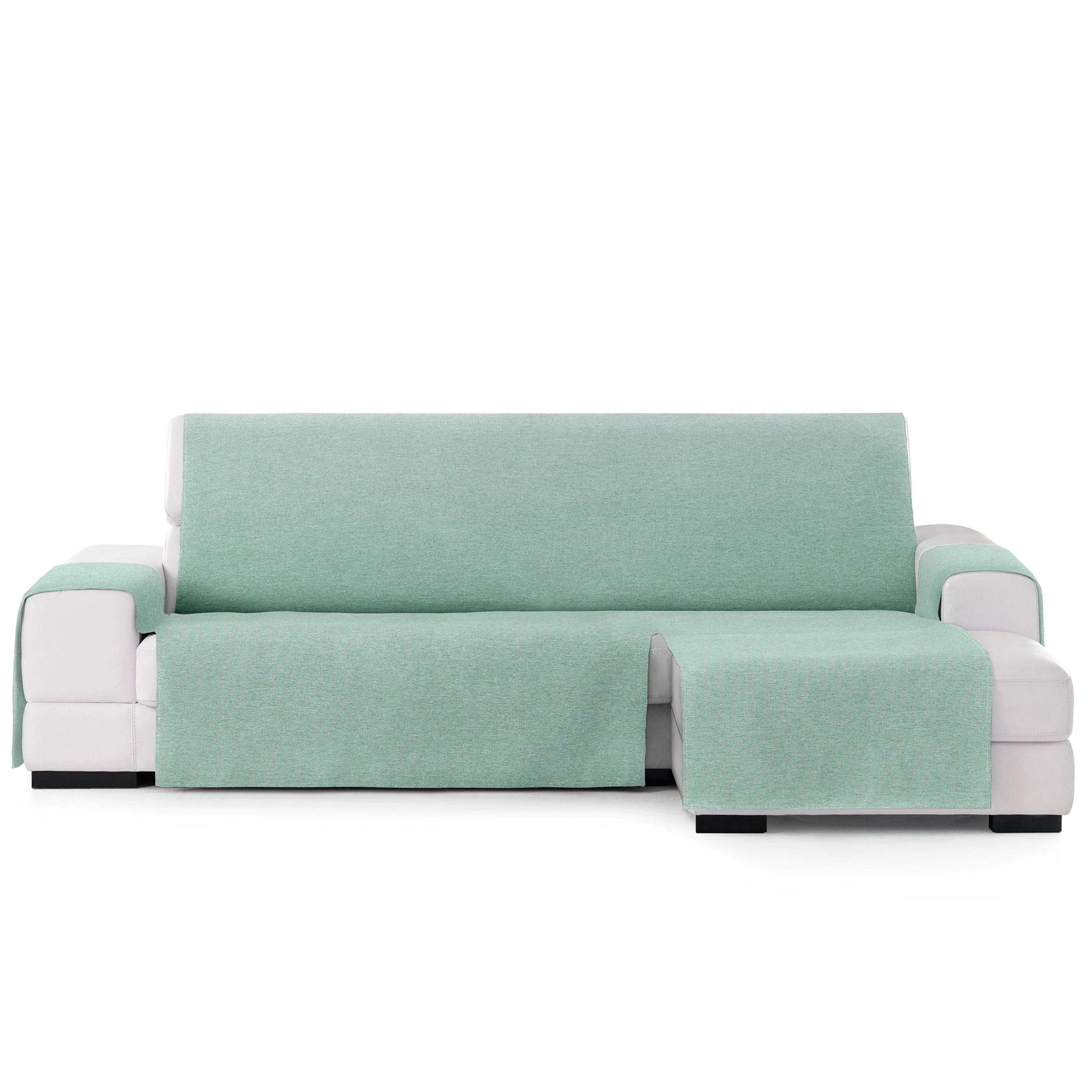 Capa protetora Vipalia para chaise longue direita de 240 cm, verde, modelo Brisa