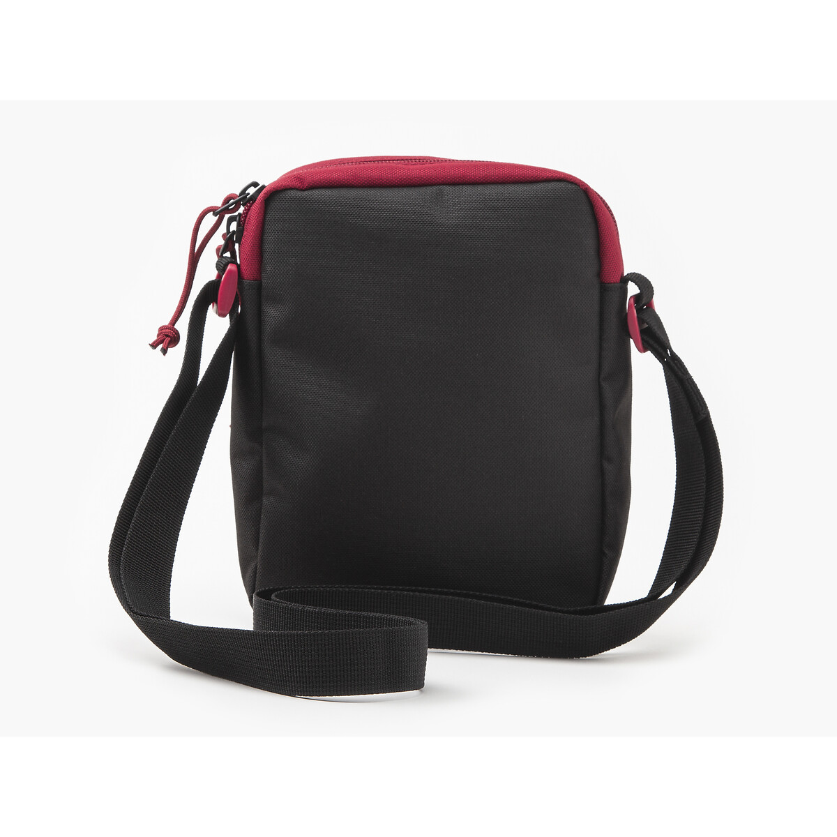 LEVI'S<br>Bolsa de Ombro Mini Transversal Vermelha Lisa Estilo Morcego