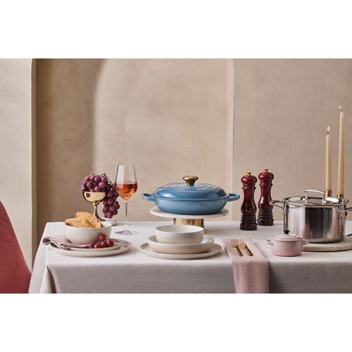 Le Creuset Kvadratisk Grillpande, Chambray, 26x26 cm