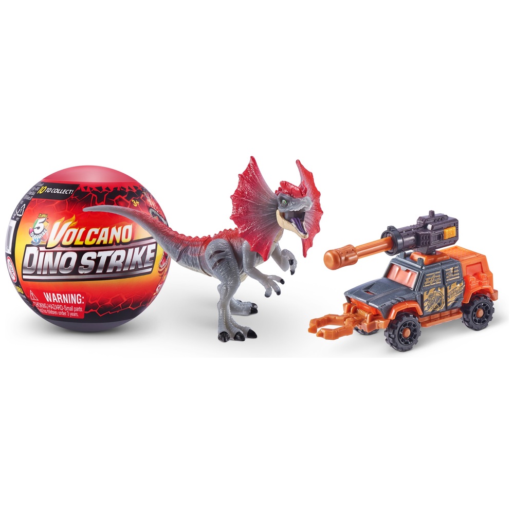 Überraschungs-Dino-Strike-Vulkan-Serie 4 Mystery-Kapsel-Sortiment von ZURU