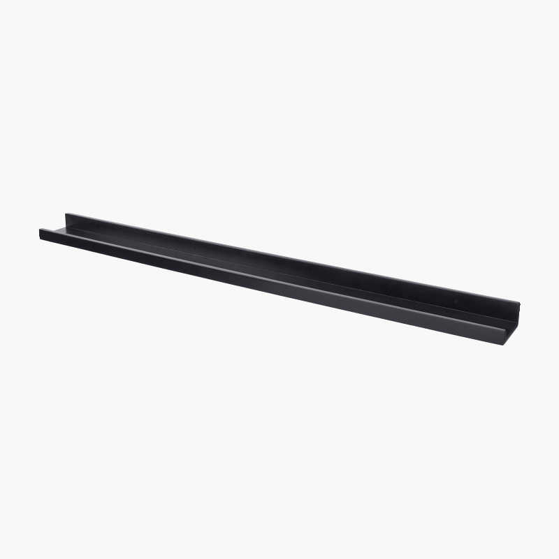 Fotohylle, svart, 120 cm
