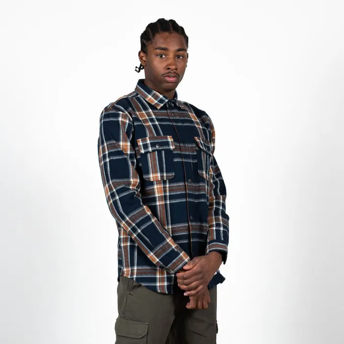 Fat Moose Adrian Checked Cotton Flannel Overhemd Heren