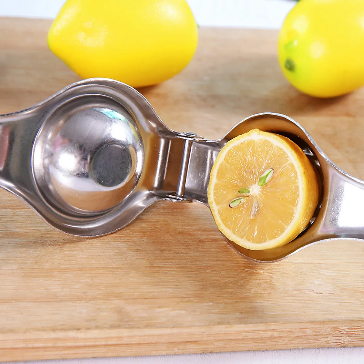Universal Mini Presse-Fruits Inoxydable - Argent