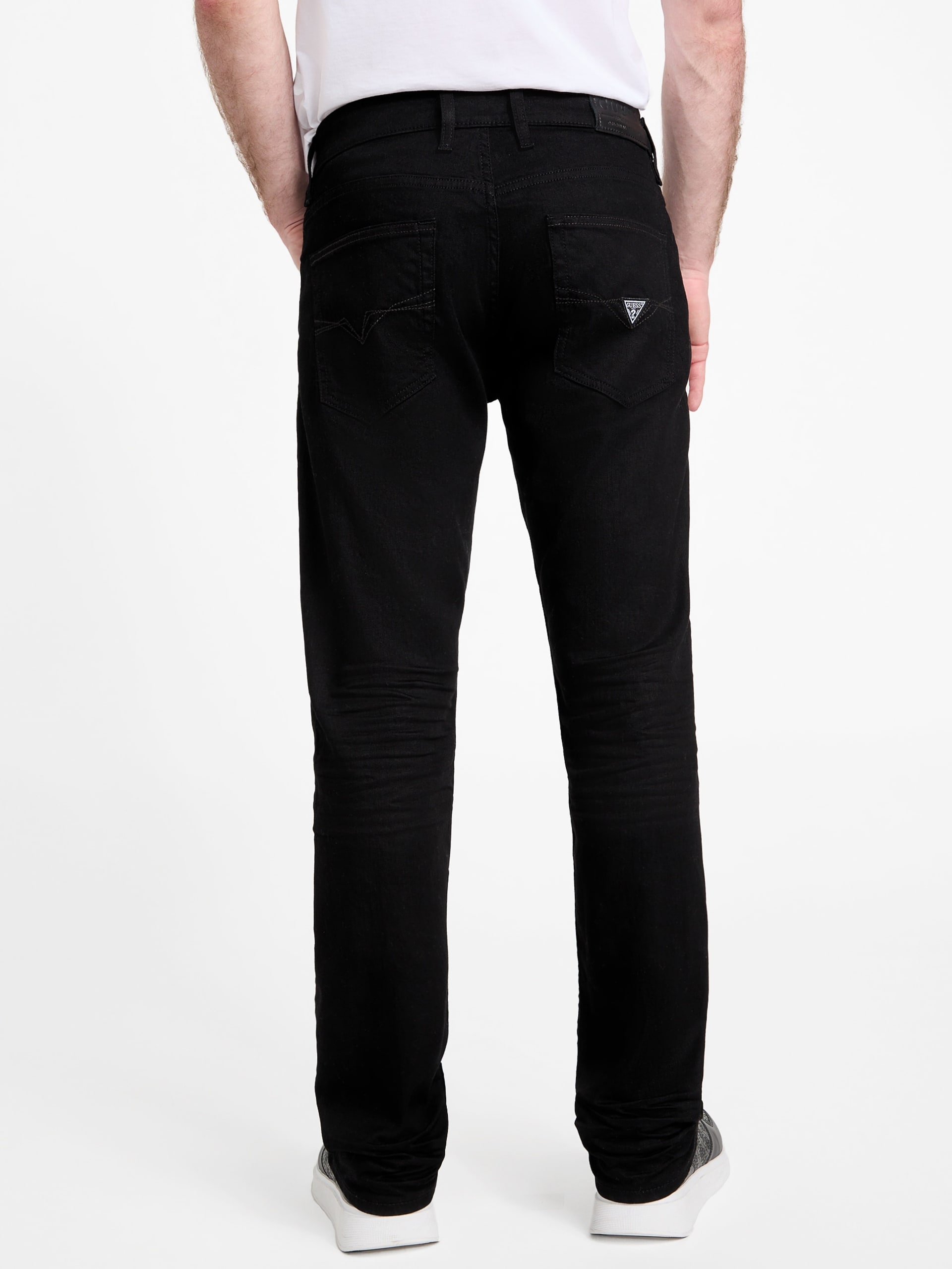 Calça jeans Eco Mateo de cintura média e corte regular