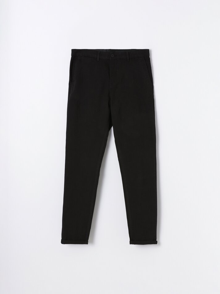 Calça chino skinny - Preta