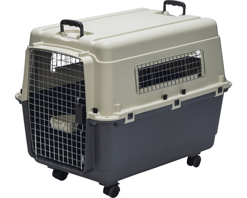 Nomad transportbox maat L inclusief wielen, 81 x 56 x 59 cm, grijswit, max. draagvermogen 25 kg