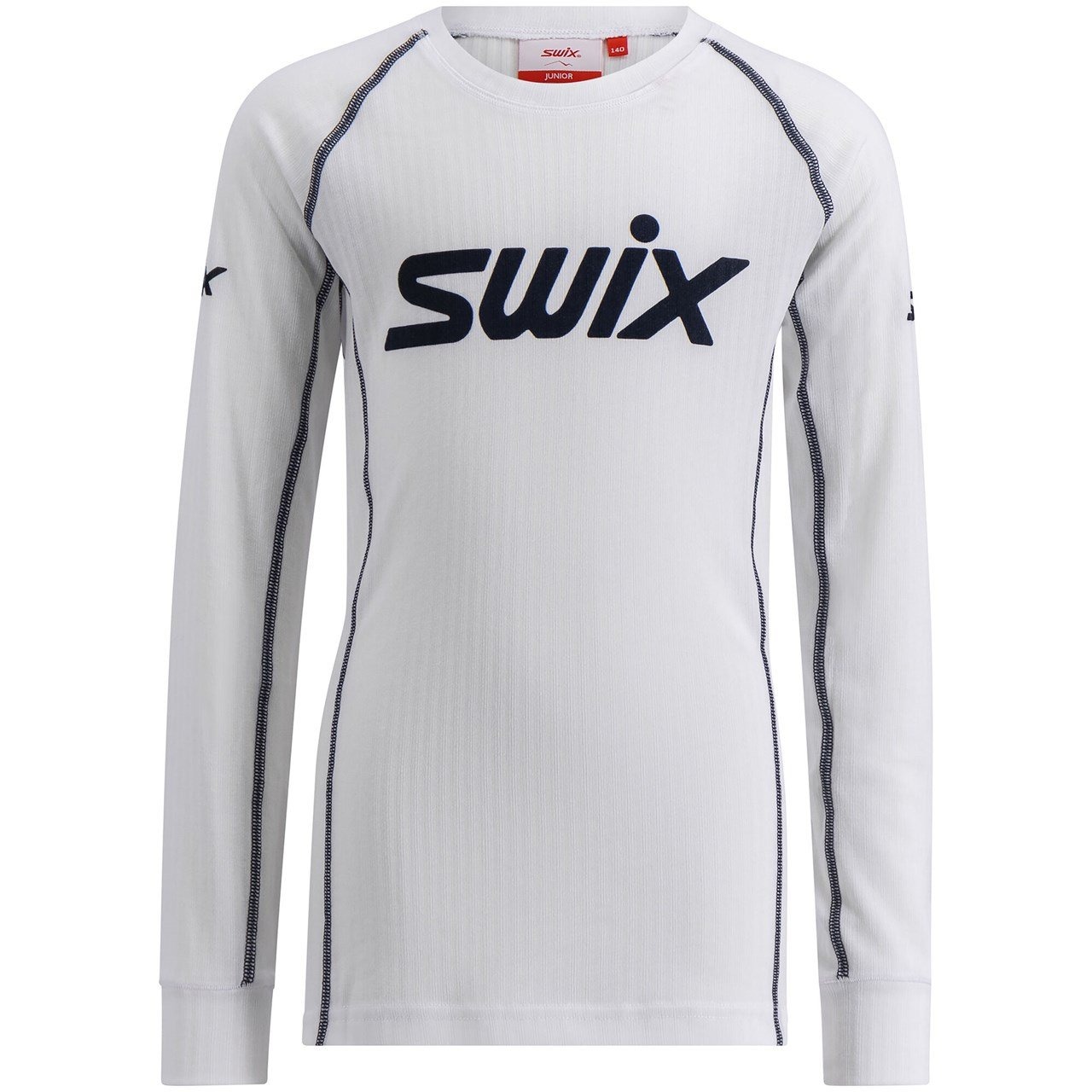 RaceX Classic Long Sleeve Junior Bright White/Dark Navy