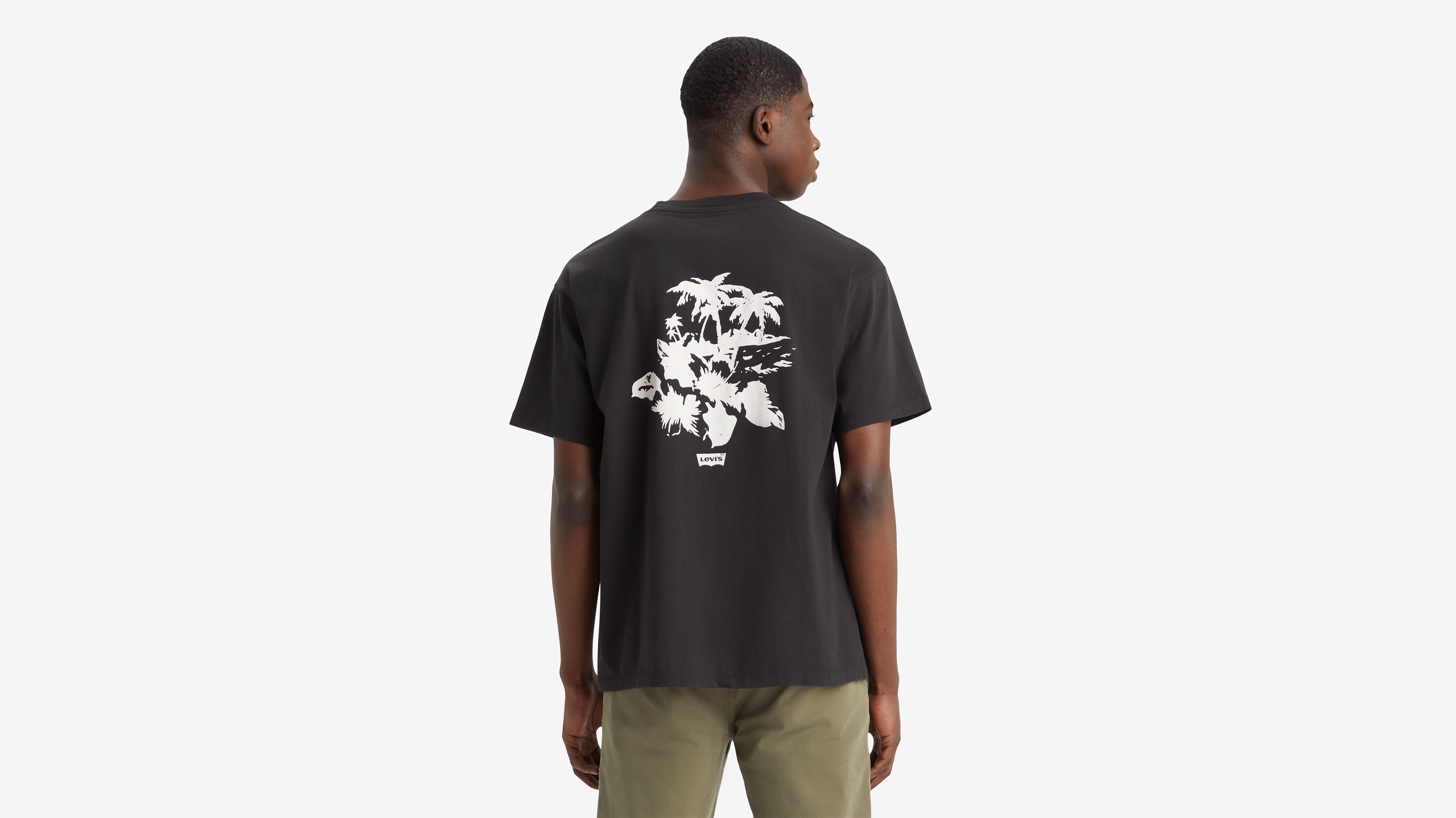 Vintage Fit Graphic Tee - Floral Caviar - Noir