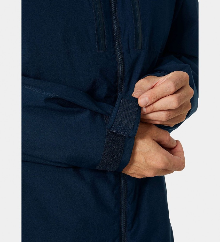 Casaco impermeável isolado Helly Hansen para o Parque Marinho