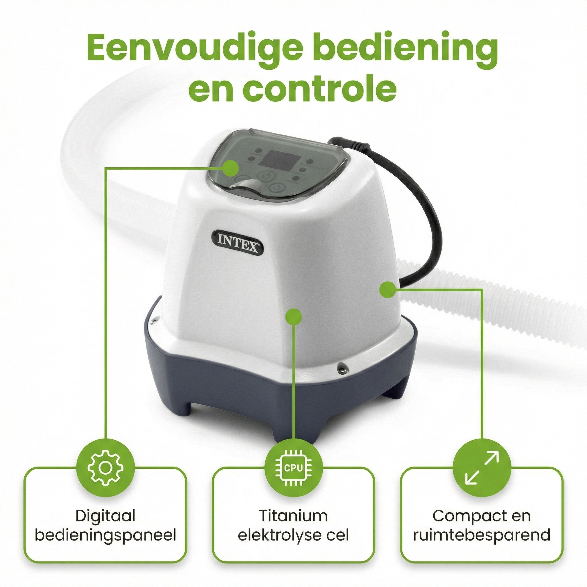 Intex QS200 zoutwatersysteem - 8.327 liter