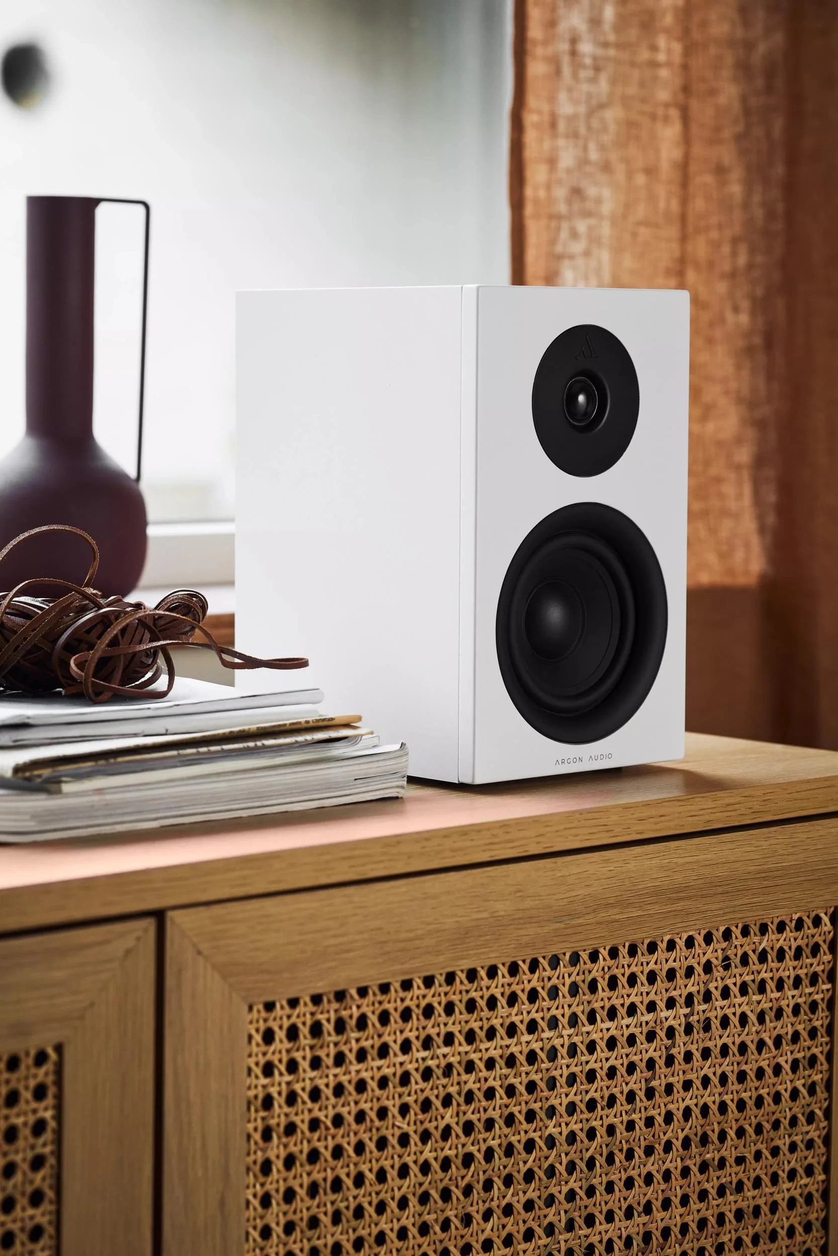 Argon Audio Forus 4 Blanc (la paire) Enceintes bibliothèque