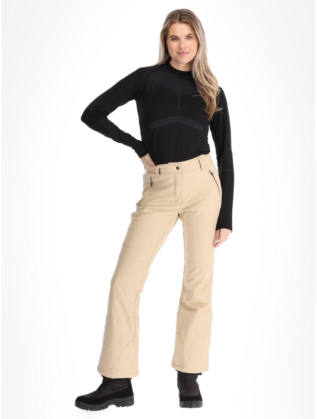 Entiat softshell skibroek dames