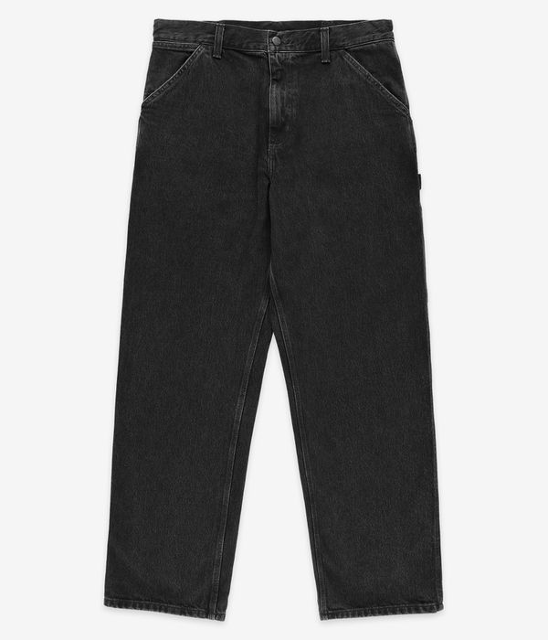 Carhartt WIP Single Knee Pant Smith Jeans (black stone washed)