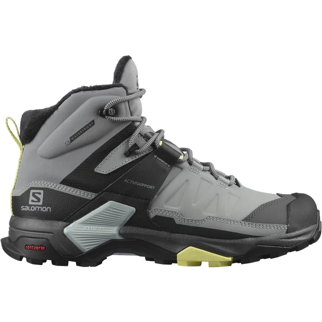 X ULTRA 4 MID WINTER THINSULATE™ CLIMASALOMON™ WATERPROOF  Chaussures d’hiver pour femme Monument/Black/Charlock