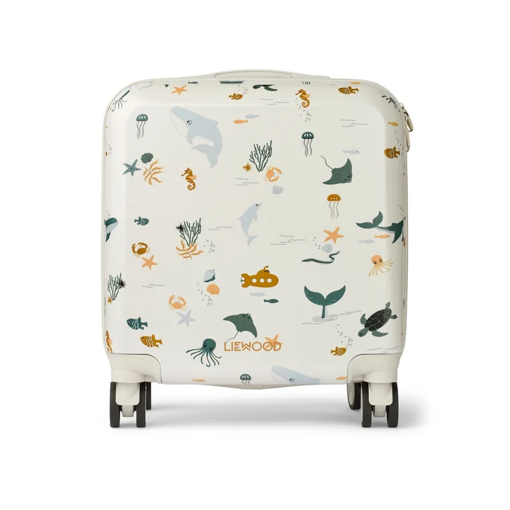 LIEWOOD - Hollie Hardcase Koffer, 40 x 40 cm, Sea Creature / sandy