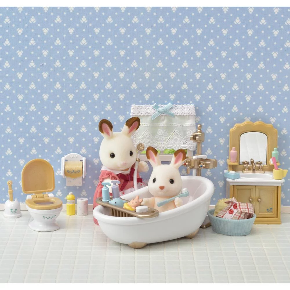 SET SALLE DE BAIN - SYLVANIAN MEUBLES ET ACCESSOIRES