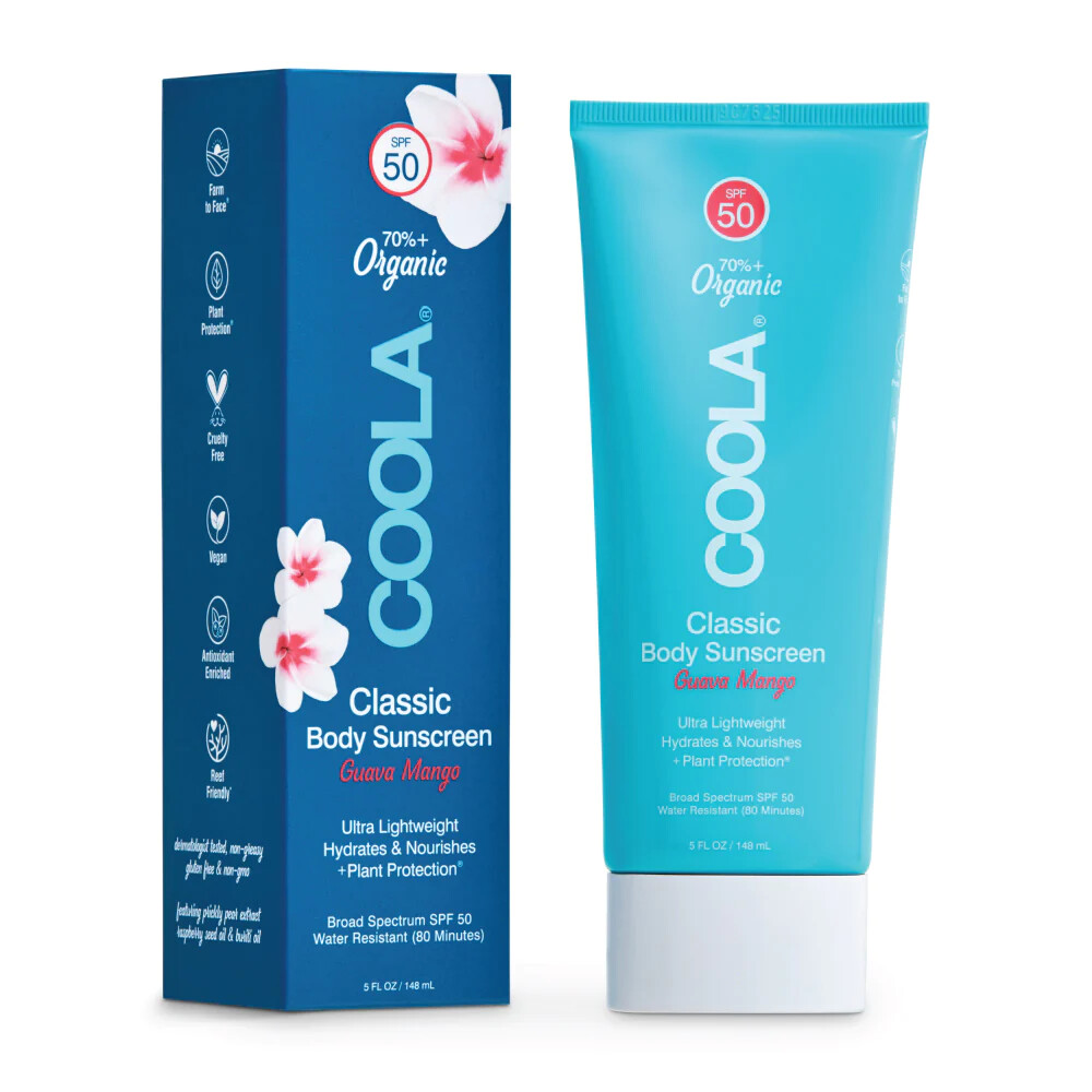 Coola Classic Organic Sunscreen Lotion SPF 50 Guava Mango148 ml