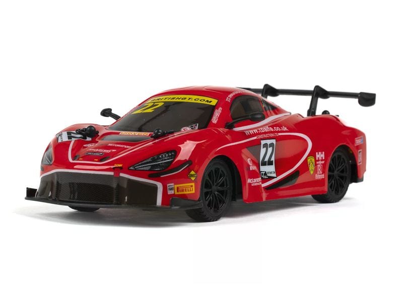 TEC-TOY Auto McLaren 720S GT3 Rot, 1:24 Ferngesteuerter Sportwagen für Kinder ab 6 Jahren