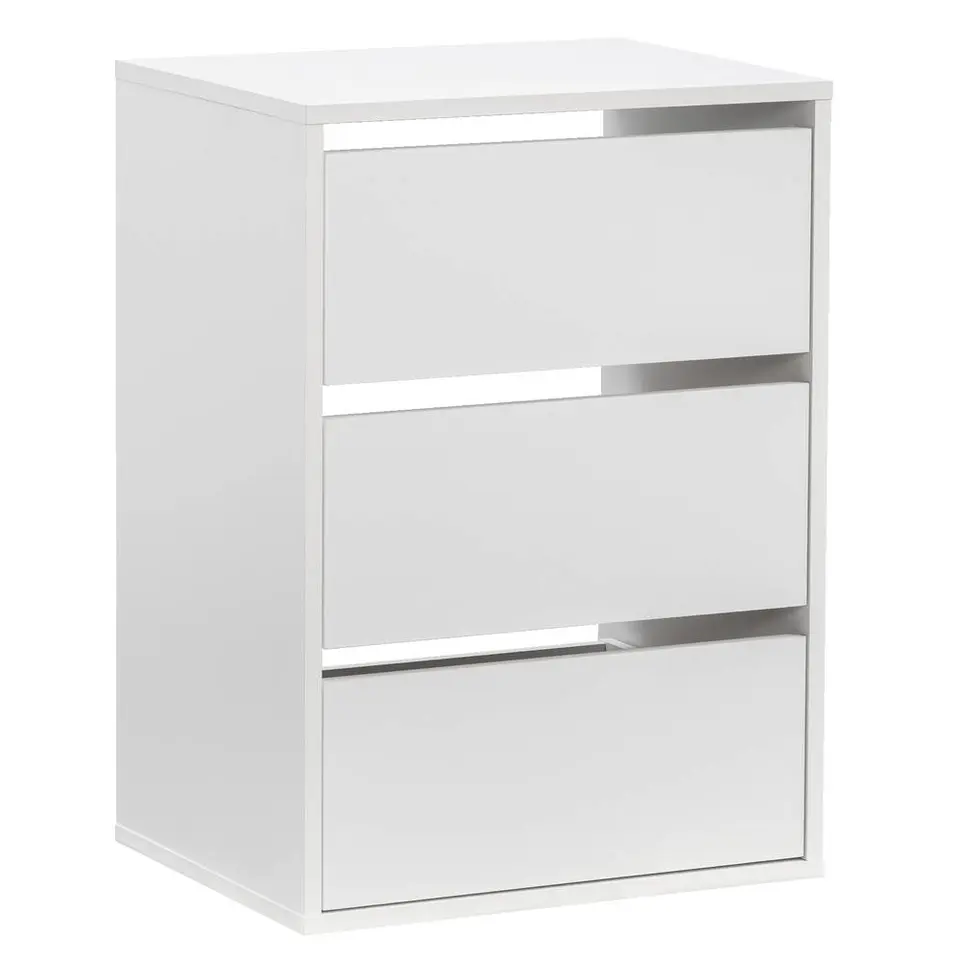 Ladeblok Genua - wit - 70x50x40 cm
