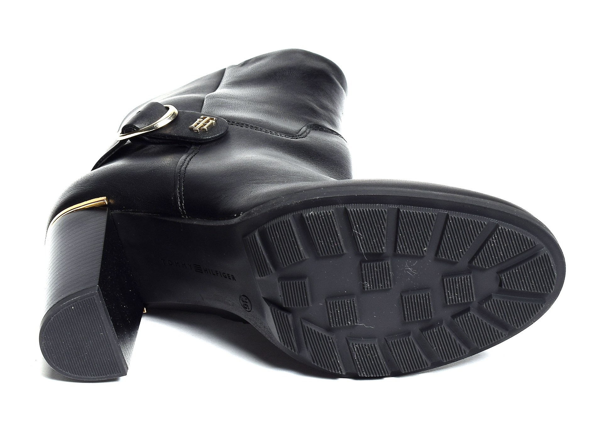 Belt high heel boot 6768 noir