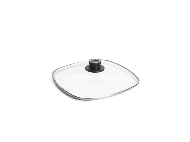 Woll Pfannendeckel 28 x 28 cm, Transparent Sicherheitsglasdeckel